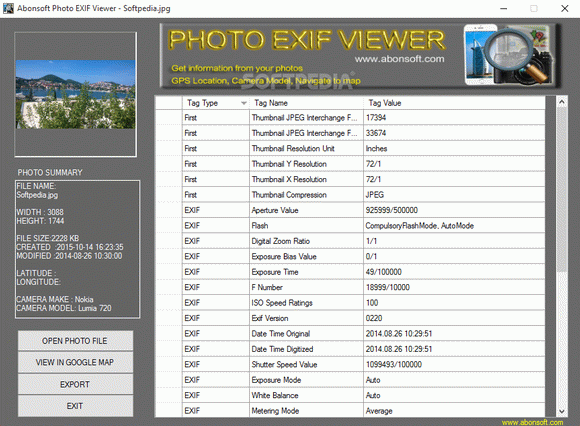 Abonsoft Photo EXIF Viewer Crack + Keygen Download