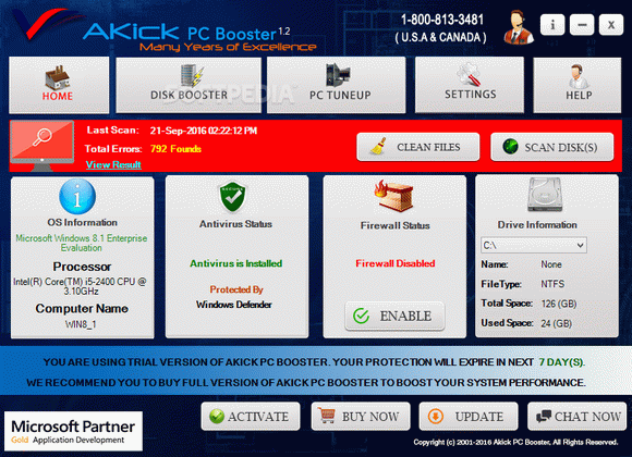 AKick PC Booster Crack + Serial Key Updated