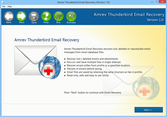 Amrev Thunderbird Email Recovery Crack & Activation Code