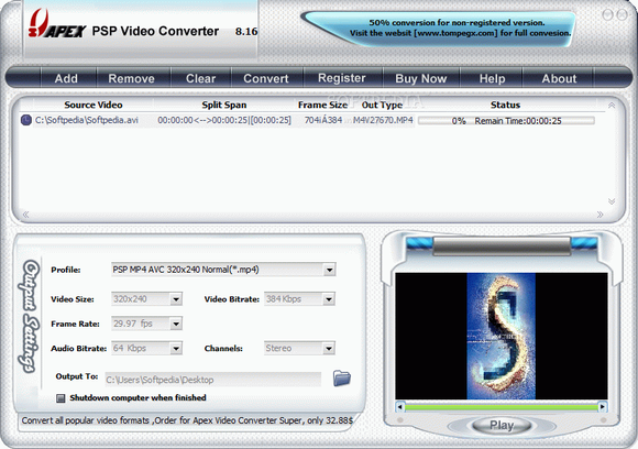 Apex PSP Video Converter Crack With Activator Latest