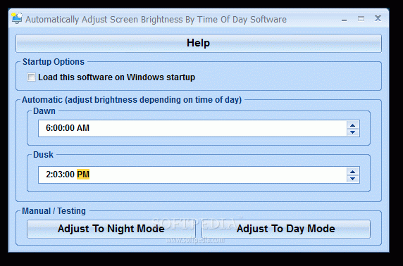 Automatically Adjust Screen Brightness By Time Of Day Software Crack + Serial Number Download 2024