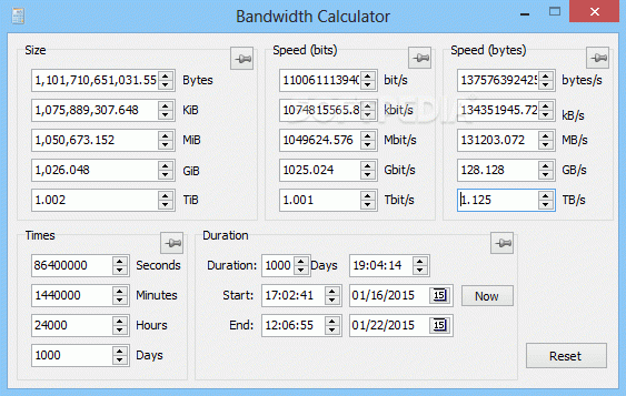 Bandwidth Calculator Crack With Serial Number