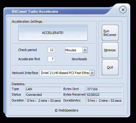 BitComet Turbo Accelerator Crack & Serial Number