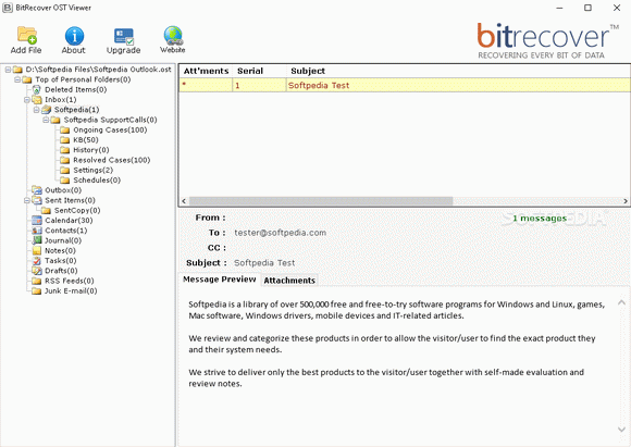 BitRecover OST Viewer Crack Plus Serial Number