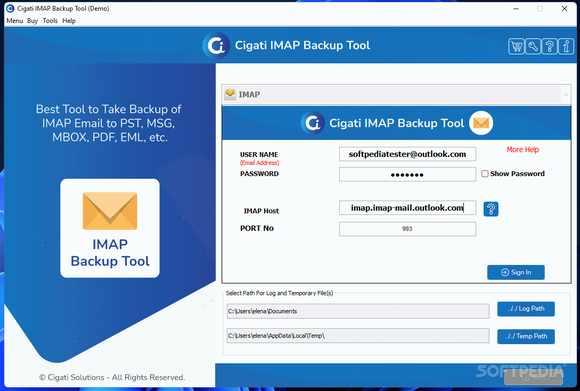 Cigati IMAP Backup Tool Crack With Activation Code 2024