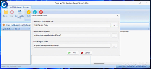 Cigati MySQL Database Repair Activator Full Version