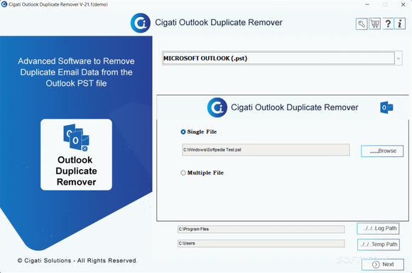 Cigati Outlook Duplicate Remover Crack + Activation Code