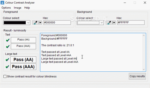 Colour Contrast Analyser Serial Key Full Version