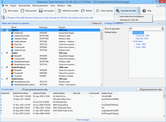Datanamic Data Generator for MS SQL Server Keygen Full Version