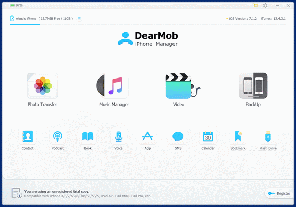 DearMob iPhone Manager Crack & License Key