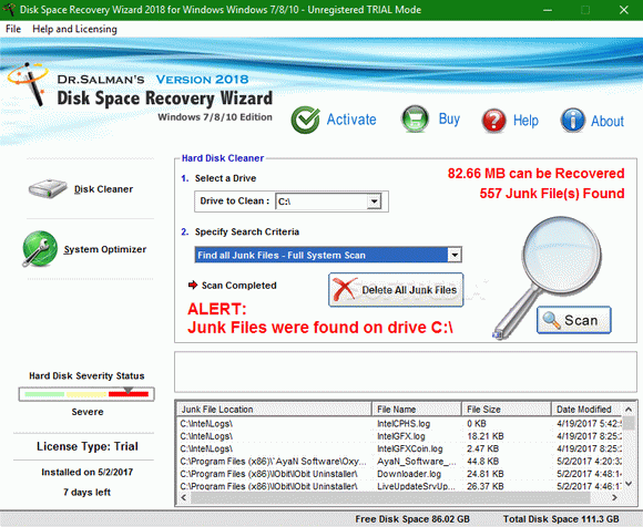 Disk Space Recovery Wizard Crack With Activation Code Latest 2022
