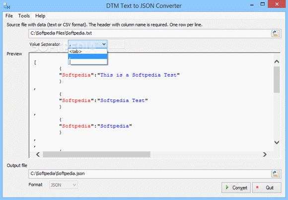 DTM Text to JSON Converter Crack + Keygen Download 2024