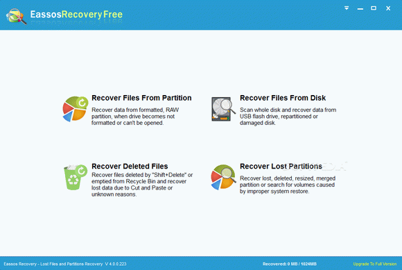 EassosRecovery Free Crack + Serial Key Updated