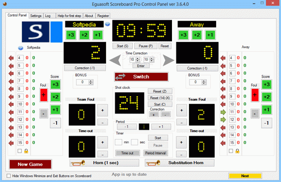 Eguasoft Basketball Scoreboard Pro Crack + License Key Download 2023