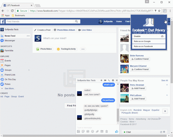 Facebook Chat Privacy for Chrome Crack Plus License Key