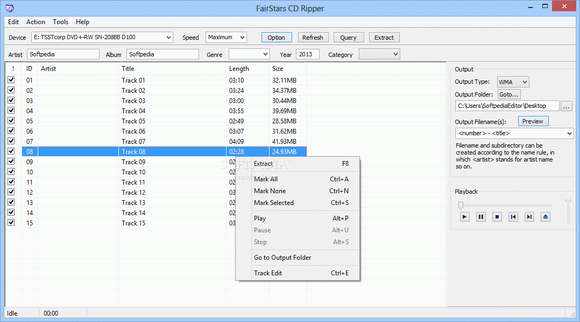 FairStars CD Ripper Crack & Activation Code