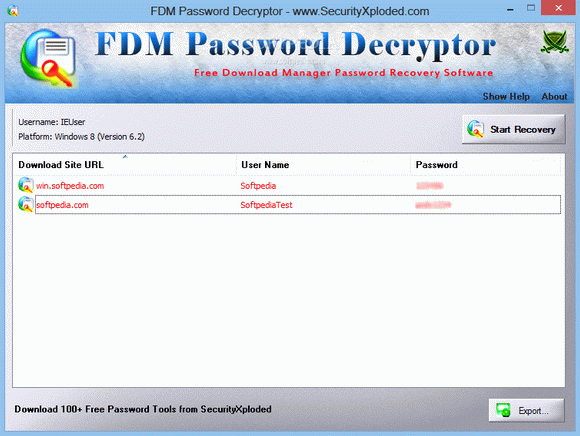FDM Password Decryptor Crack Plus Activation Code