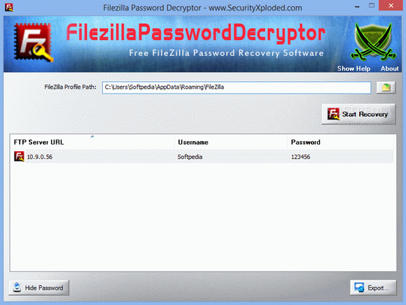 Filezilla Password Decryptor Crack + License Key Download 2024
