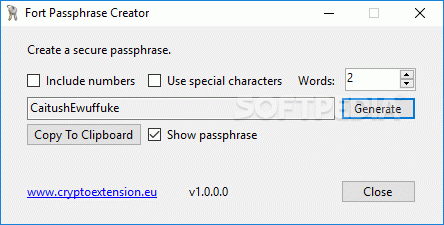 Fort Passphrase Creator Crack + License Key (Updated)
