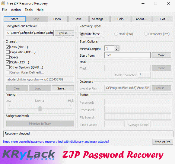 Free ZIP Password Recovery Crack + License Key Download