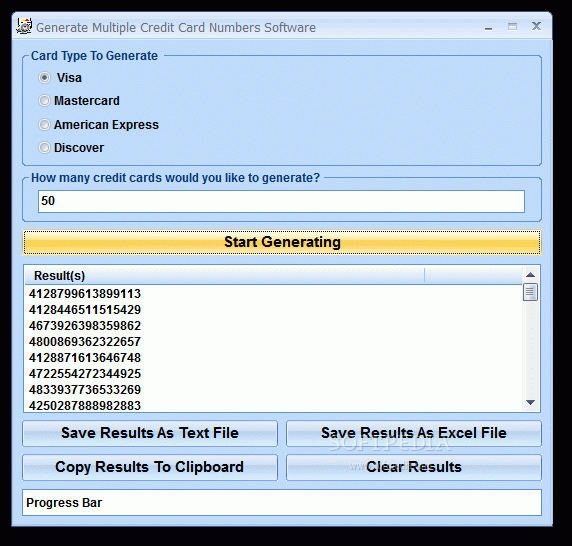 Generate Multiple Credit Card Numbers Software Crack + Serial Key
