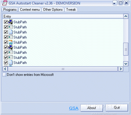 GSA Autostart Cleaner Crack + License Key Download