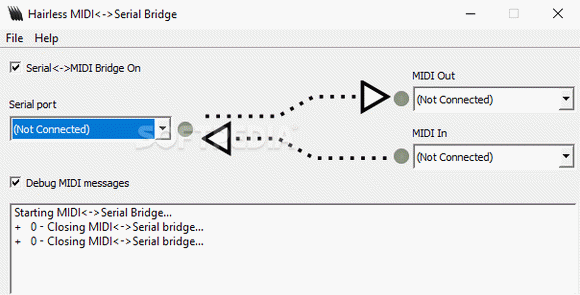 Hairless MIDI to Serial Bridge Crack + Serial Key (Updated)