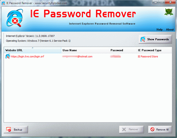 IE Password Remover Crack & Serial Key