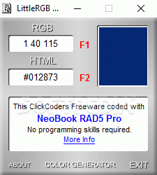 Little RGB Color Picker Crack With License Key Latest 2024