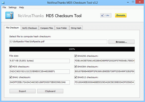 NoVirusThanks MD5 Checksum Tool Crack & License Key