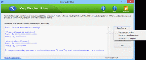 KeyFinder Plus (formerly MS Product Key Recovery) Crack With Activator 2023