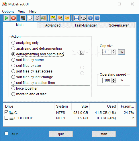MyDefragGUI Crack With License Key