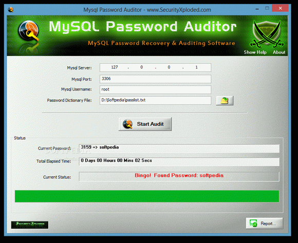 MysqlPasswordAuditor Crack + License Key Download