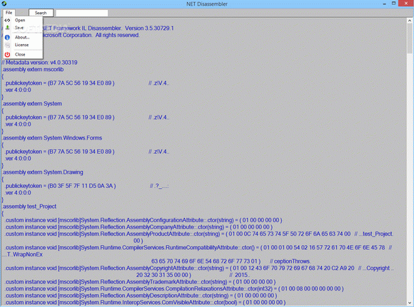 NET Disassembler Serial Key Full Version