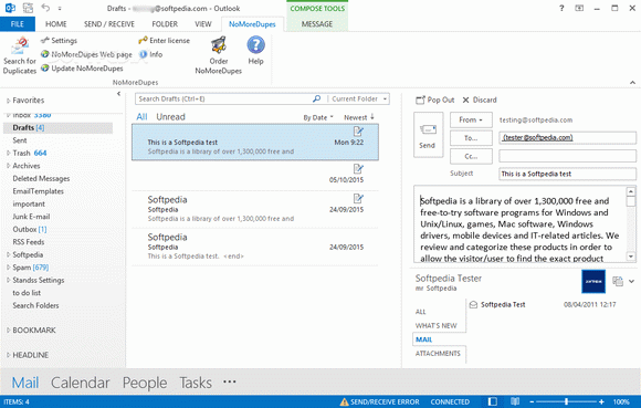 NoMoreDupes for Outlook Crack With Serial Key Latest