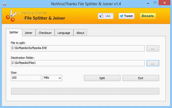 NoVirusThanks File Splitter & Joiner Crack + License Key (Updated)