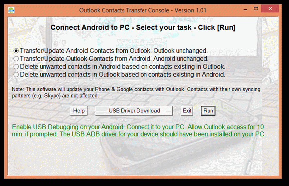 Outlook Contacts Transfer Console Crack Plus Activation Code