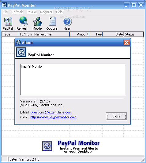 PayPal Monitor Activation Code Full Version