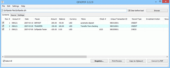 Portable QFX2PDF Crack With License Key 2024