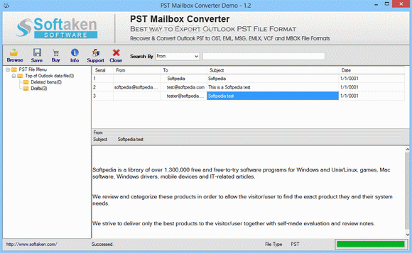 PST Mailbox Converter Activation Code Full Version