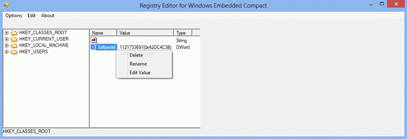 RegEdit for Windows Embedded Compact Crack + Serial Key Updated