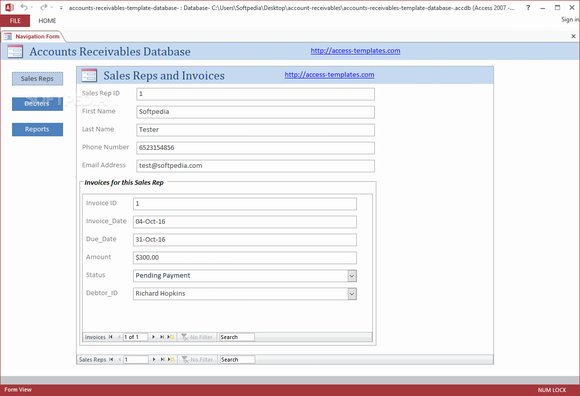 Small Business Accounts Receivable Software for Microsoft Access Crack With Serial Number 2024