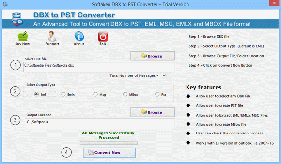 Softaken DBX to PST Converter Crack With Serial Number