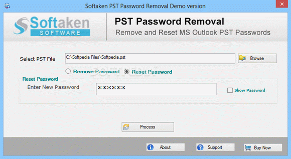 Softaken PST Password Removal Crack & License Key