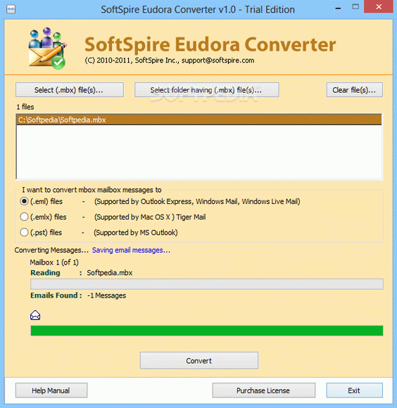 SoftSpire Eudora Converter Activator Full Version
