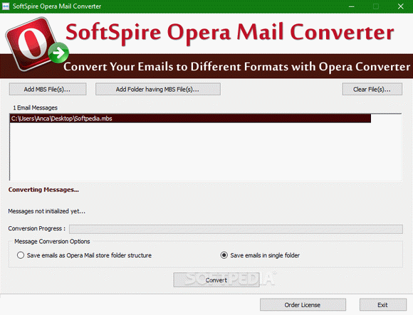SoftSpire Opera Mail Converter Crack With License Key 2024