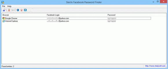 SterJo Facebook Password Finder Crack + Keygen Updated
