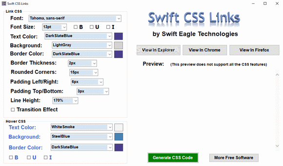Swift CSS Links Crack With Activator 2024