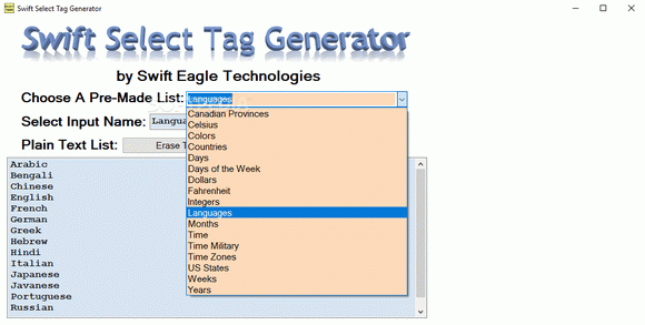 Swift Select Tag Generator Crack With Serial Key Latest 2024