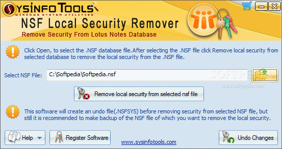 SysInfoTools NSF Local Security Remover Crack + Serial Number